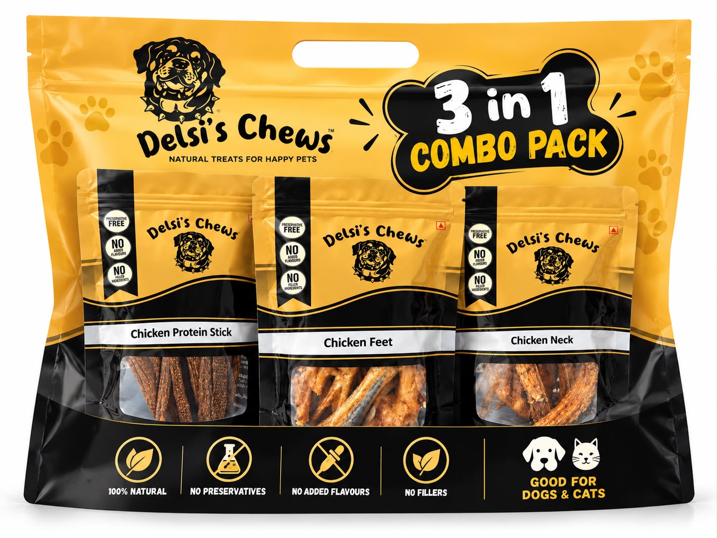Treats Trial Combo Pack for Dogs & Cats